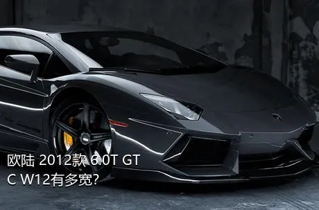 欧陆 2012款 6.0T GTC W12有多宽？