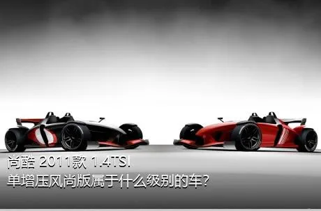 尚酷 2011款 1.4TSI 单增压风尚版属于什么级别的车？