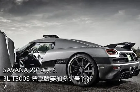 SAVANA 2014款 5.3L 1500S 尊享版要加多少号的油？
