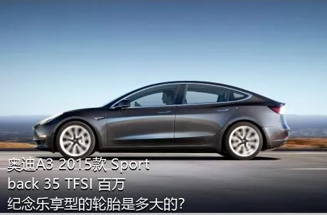奥迪A3 2015款 Sportback 35 TFSI 百万纪念乐享型的轮胎是多大的？
