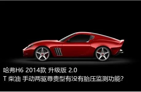 哈弗H6 2014款 升级版 2.0T 柴油 手动两驱尊贵型有没有胎压监测功能？