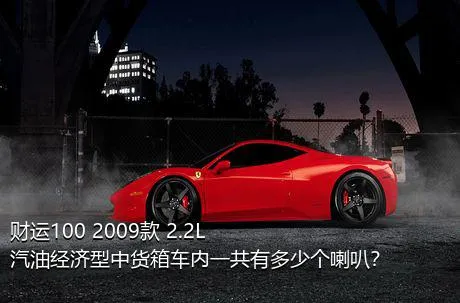 财运100 2009款 2.2L汽油经济型中货箱车内一共有多少个喇叭？