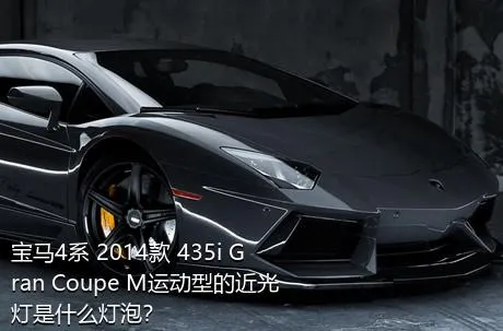 宝马4系 2014款 435i Gran Coupe M运动型的近光灯是什么灯泡？