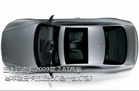 五十铃皮卡 2009款 2.8T两驱 基本型皮卡的近光灯是什么灯泡？