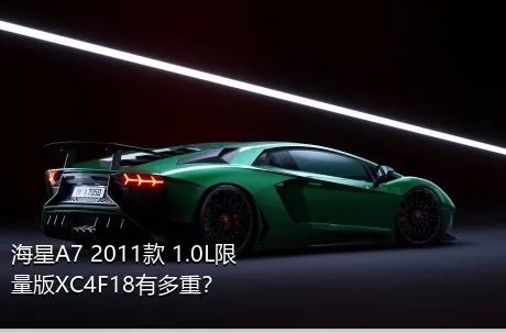 海星A7 2011款 1.0L限量版XC4F18有多重？