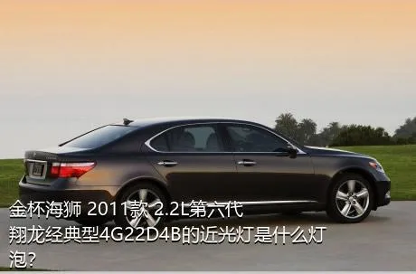 金杯海狮 2011款 2.2L第六代翔龙经典型4G22D4B的近光灯是什么灯泡？