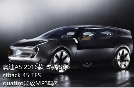 奥迪A5 2016款 改款 Sportback 45 TFSI quattro能放MP3吗？