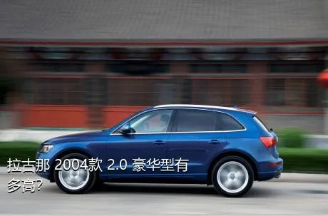 拉古那 2004款 2.0 豪华型有多高？