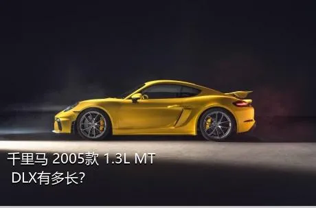 千里马 2005款 1.3L MT DLX有多长？