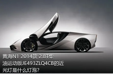 黄海N1 2014款 2.8T柴油运动版JE493ZLQ4CB的近光灯是什么灯泡？