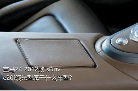 宝马Z4 2012款 sDrive20i领先型属于什么车型？