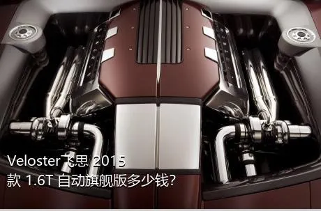 Veloster飞思 2015款 1.6T 自动旗舰版多少钱？