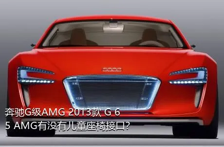 奔驰G级AMG 2013款 G 65 AMG有没有儿童座椅接口？