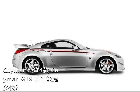 Cayman 2014款 Cayman GTS 3.4L能跑多快？