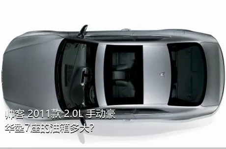 帅客 2011款 2.0L 手动豪华型7座的油箱多大？
