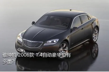雅绅特 2006款 1.4自动豪华型有多重？