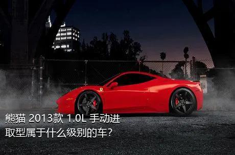 熊猫 2013款 1.0L 手动进取型属于什么级别的车？