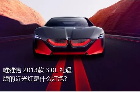 唯雅诺 2013款 3.0L 礼遇版的近光灯是什么灯泡？