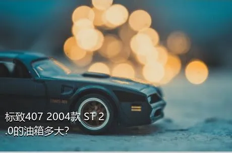 标致407 2004款 ST 2.0的油箱多大？