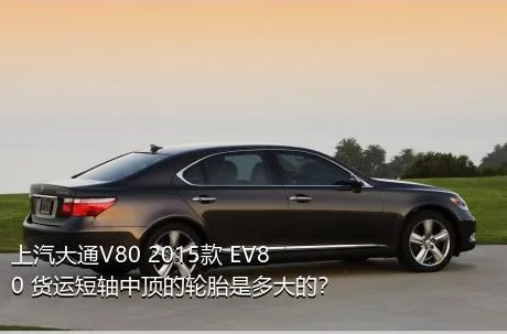 上汽大通V80 2015款 EV80 货运短轴中顶的轮胎是多大的？