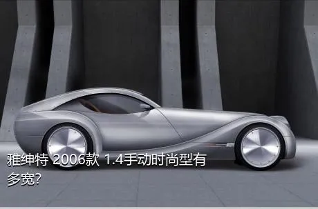 雅绅特 2006款 1.4手动时尚型有多宽？