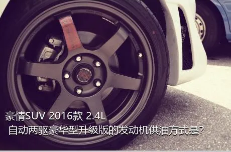 豪情SUV 2016款 2.4L 自动两驱豪华型升级版的发动机供油方式是？