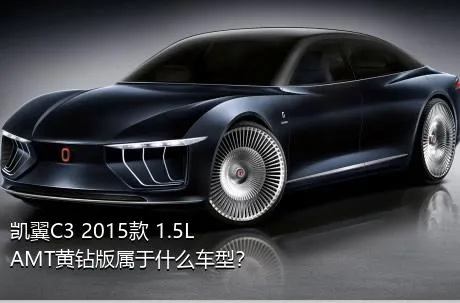 凯翼C3 2015款 1.5L AMT黄钻版属于什么车型？