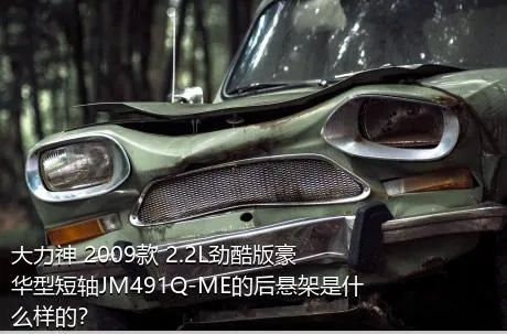 大力神 2009款 2.2L劲酷版豪华型短轴JM491Q-ME的后悬架是什么样的？