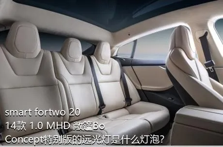 smart fortwo 2014款 1.0 MHD 敞篷BoConcept特别版的远光灯是什么灯泡？