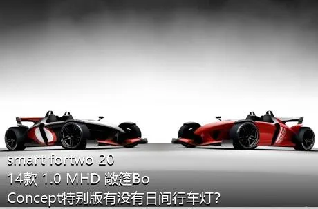 smart fortwo 2014款 1.0 MHD 敞篷BoConcept特别版有没有日间行车灯？