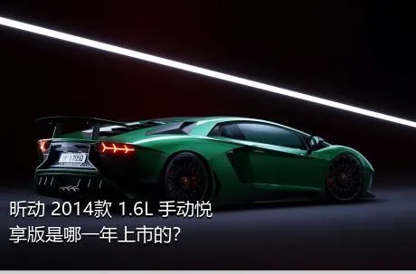 昕动 2014款 1.6L 手动悦享版是哪一年上市的？