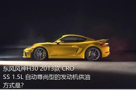 东风风神H30 2013款 CROSS 1.5L 自动尊尚型的发动机供油方式是？
