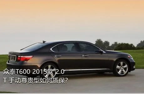 众泰T600 2015款 2.0T 手动尊贵型如何质保？
