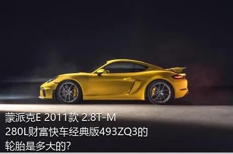 蒙派克E 2011款 2.8T-M280L财富快车经典版493ZQ3的轮胎是多大的？