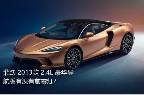 菲跃 2013款 2.4L 豪华导航版有没有前雾灯？