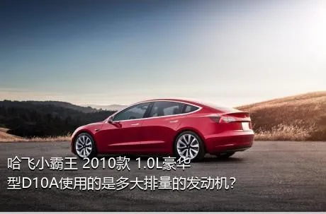 哈飞小霸王 2010款 1.0L豪华型D10A使用的是多大排量的发动机？