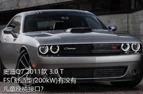 奥迪Q7 2011款 3.0 TFSI 舒适型(200kW)有没有儿童座椅接口？