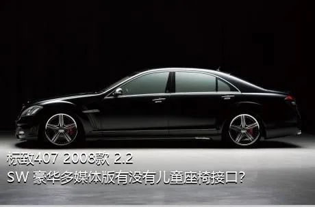 标致407 2008款 2.2 SW 豪华多媒体版有没有儿童座椅接口？