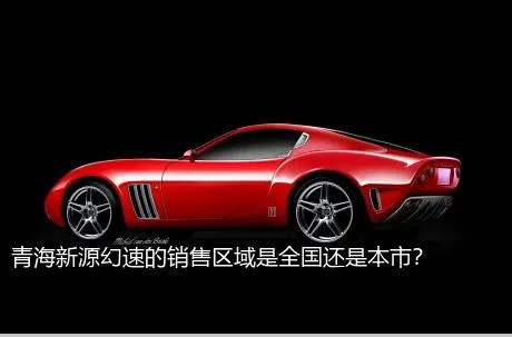 青海新源幻速的销售区域是全国还是本市？