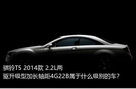 骐铃T5 2014款 2.2L两驱升级型加长轴距4G22B属于什么级别的车？