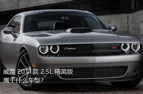 威霆 2011款 2.5L 精英版属于什么车型？