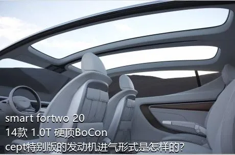 smart fortwo 2014款 1.0T 硬顶BoConcept特别版的发动机进气形式是怎样的？