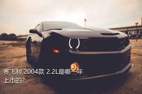 赛飞利 2004款 2.2L是哪一年上市的？