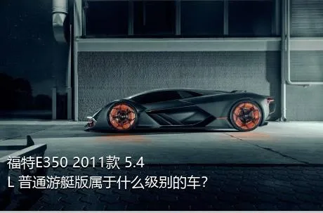福特E350 2011款 5.4L 普通游艇版属于什么级别的车？