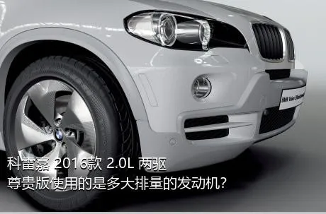 科雷嘉 2016款 2.0L 两驱尊贵版使用的是多大排量的发动机？