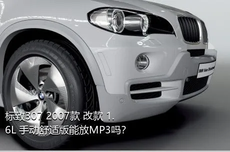 标致307 2007款 改款 1.6L 手动舒适版能放MP3吗？