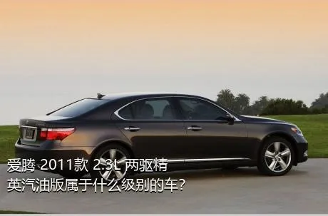爱腾 2011款 2.3L 两驱精英汽油版属于什么级别的车？