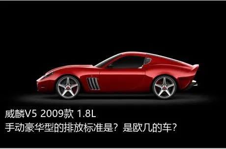 威麟V5 2009款 1.8L 手动豪华型的排放标准是？是欧几的车？