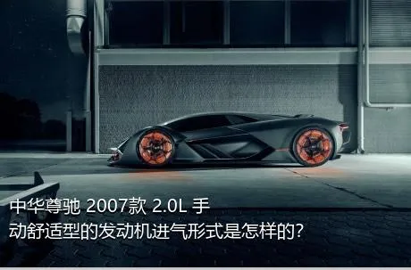 中华尊驰 2007款 2.0L 手动舒适型的发动机进气形式是怎样的？