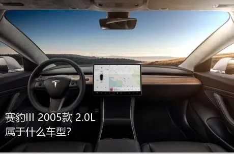 赛豹III 2005款 2.0L属于什么车型？